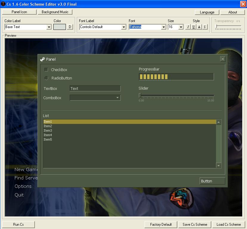 Color Scheme Editor v3.0